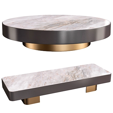 Elegant Minotti Coffee Table 3D model image 1 