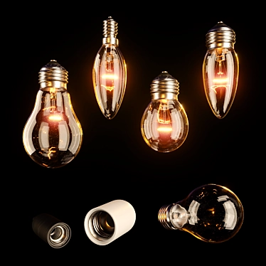 CoronaLightMtl Bulb Set 3D model image 1 