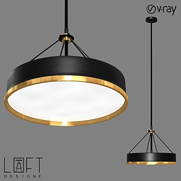 LoftDesigne 1011 Pendant Lamp 3D model image 1 