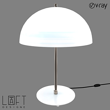 Modern Metal Table Lamp LoftDesigne 3D model image 1 