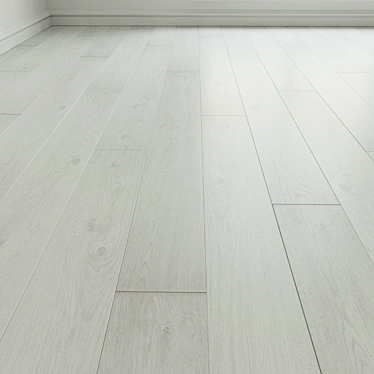 Oak Danville White: 3D Parquet Flooring 3D model image 1 