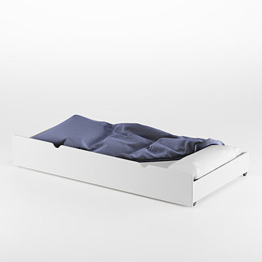 Roll-out Bed Extension for Manya Beds 3D model image 1 