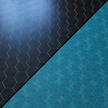 Swiss Coffee Hexagon Tile 3D model image 1 