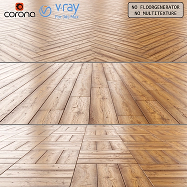 Versatile Laminate Flooring - 15 Designs 3D model image 1 