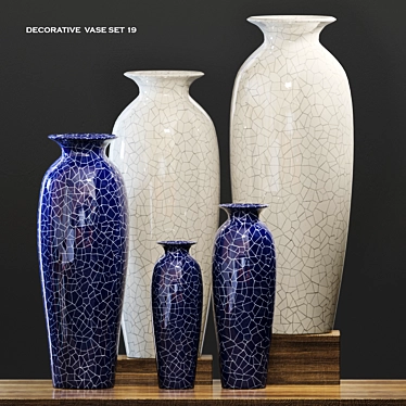 Versatile Decorative Vases Collection 3D model image 1 