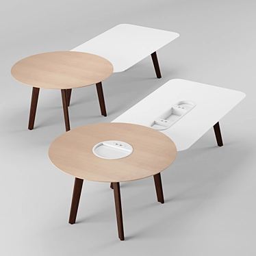 Immerse Collaboration Table: Versatile & Vibrant 3D model image 1 