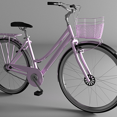 Russian Female Bike: 3Ds Max 2016 3D model image 1 