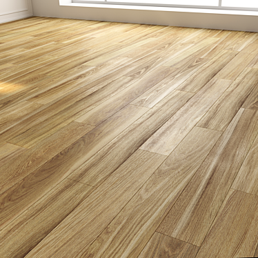 Sherwood Cognac Parquet: Multi-Texture Flooring 3D model image 1 