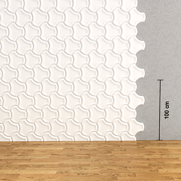 Versatile Gypsum Panel: 28x30x3cm 3D model image 1 