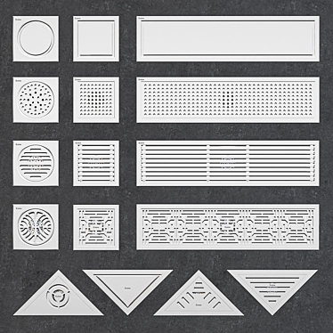 Elegant Drain Solutions: Shower Channels 3D model image 1 