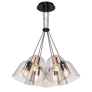 Sleek Demi Pendant Light 3D model image 1 