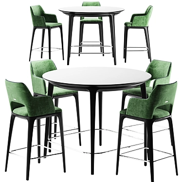 Furman Chair Bar Table 3D model image 1 