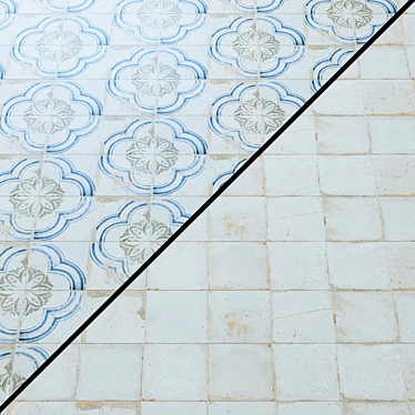 Rustic Charm Tiles 3D model image 1 