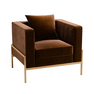 KARE Loft Armchair: Sophisticated Style and Ultimate Comfort 3D model image 1 