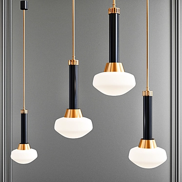 Stilnovo Pendant Lights Pair 3D model image 1 