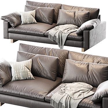 Harmony 82" Sofa: Elegant and Comfortable 3D model image 1 