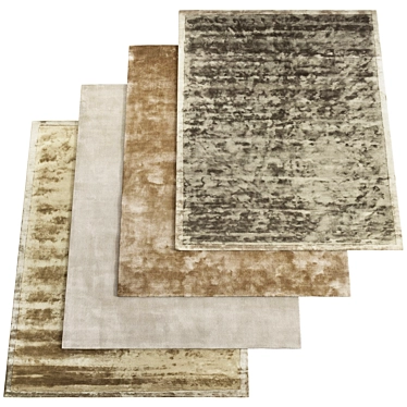 Opulent Elegance: Henslowe Border Rug 3D model image 1 