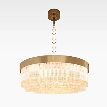 Patrizia Volpato Pendant Chandelier: Venezia Collection 3D model image 1 