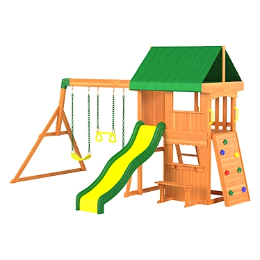 Park & Learn Kindergarten Swing 3D model image 1 