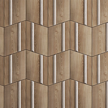 Dynamic Wood Panel 3D model image 1 