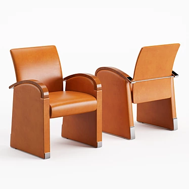 Tresserra Arts Lounge Chair: Timeless Comfort 3D model image 1 