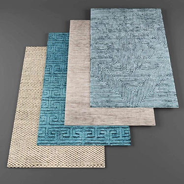 Surya Collection: Deluxe Rugs 3D model image 1 