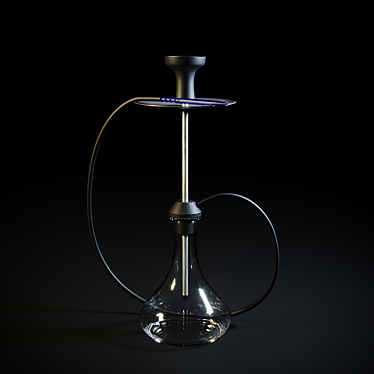 Corona 2 Hookah: The Ultimate Smoking Experience 3D model image 1 