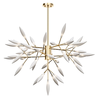 Elegant Candela Chandelier: A Radiant Statement 3D model image 1 