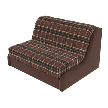 Edinburg Cacao Sofa: Elegant & Comfortable 3D model image 1 