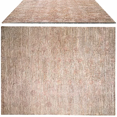 Labyrinth Knotted Rug by RH 3D model image 1 