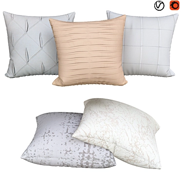 Gallery-Model Decorative Pillows 3D model image 1 