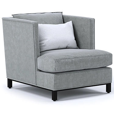 Elegant Cordice Armchair: Stylish, Comfortable & Timeless 3D model image 1 