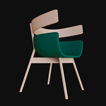 Astra Chair: Sleek Modern Design 3D model image 1 