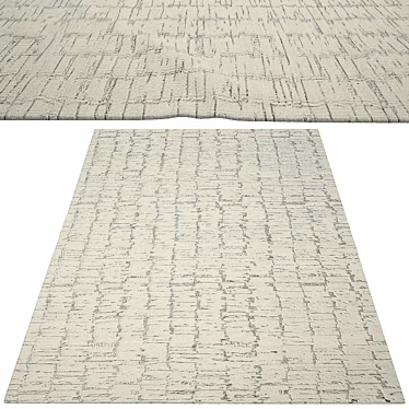 Eleganza Hand-Knotted Rug by Rh 3D model image 1 