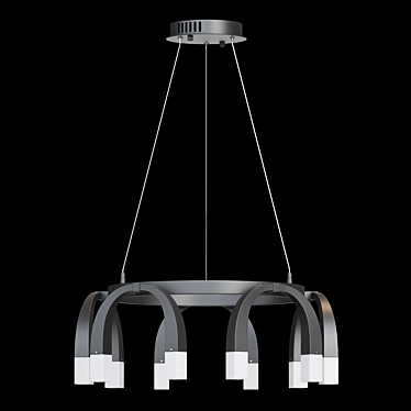 KLER LED Ring Chandelier 3D model image 1 