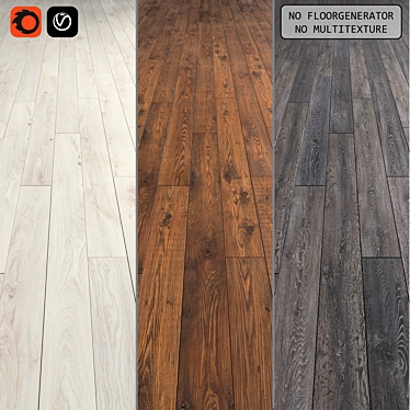 Versatile Laminate Flooring Set 3D model image 1 