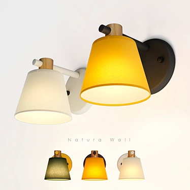 Scandinavian Style Wall Lamp 3D model image 1 