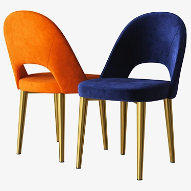 Sleek Boston Chair: Deep House Design 3D model image 1 