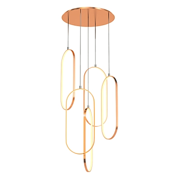 Modern LED Pendant Light 3D model image 1 