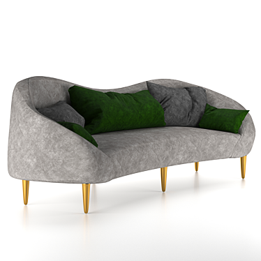 Stylish Soffa 06 - Perfect for Any Space 3D model image 1 