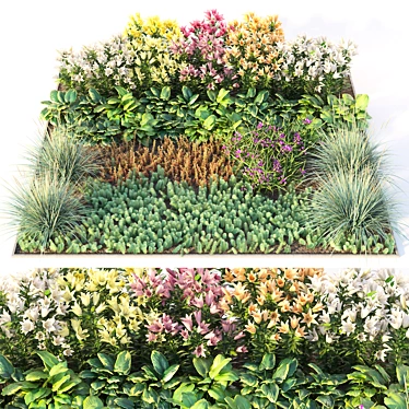 Title: Exquisite Flower Garden Collection 3D model image 1 