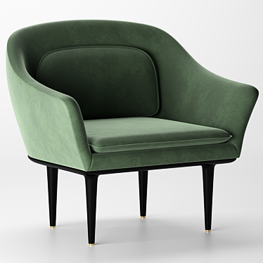 Elegant Armchair: High-Quality Comfort 3D model image 1 