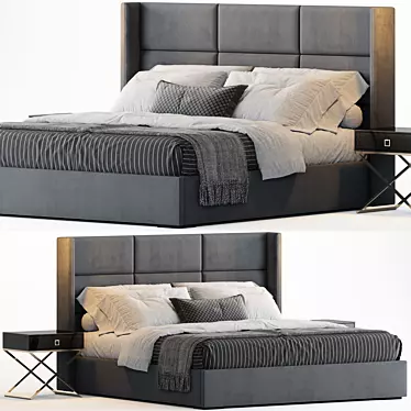 Modena Rectangular Channel Bed 3D model image 1 