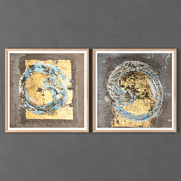 Abstract Frames - 2 Piece Collection 3D model image 1 