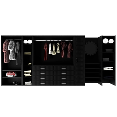 3D Realistic Wardrobe 3D model image 1 