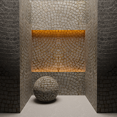 Elegant Floor Patterns 3D model image 1 