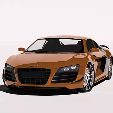 Luxury meets performance: Audi R8 quattro 3D model image 1 