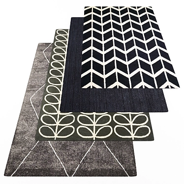 Modern Style Rug Collection 3D model image 1 