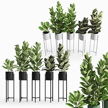 Versatile Tall Display Stand 3D model image 1 