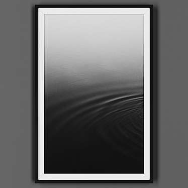 Black Framed Picture: Elegant Home Decor 3D model image 1 